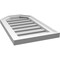 Ekena Millwork Octagonal Top Surface Mount PVC Gable Vent w/ 2"W x 1-1/2"P Brickmould Frame, 14"W x 24"H GVPOT14X2402SF - alternate 4